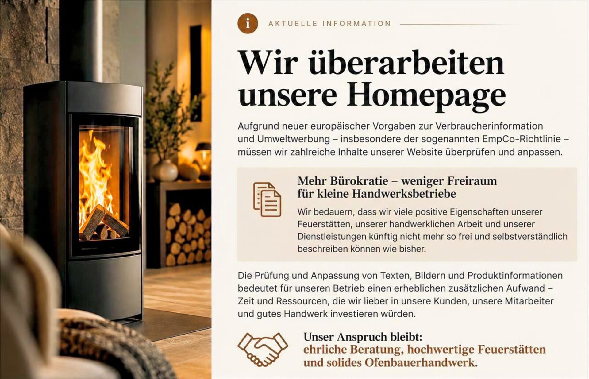 Überarbeitung wegen EmpCo-Regeln